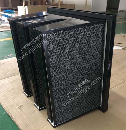 蜂窩活性炭過濾器產品結構細節圖 蜂窩活性炭過濾器產品結構細節圖